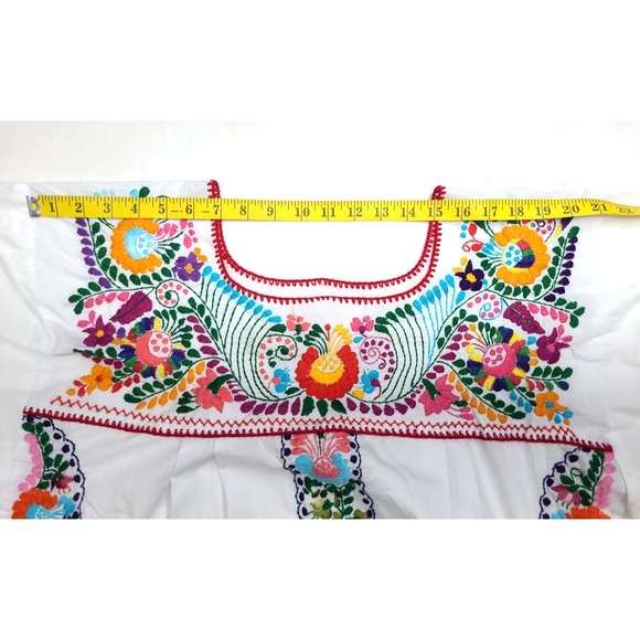 Handmade MuuMuu House Dress Hand Embroidered One size Leisure Lounging - Picture 9 of 10